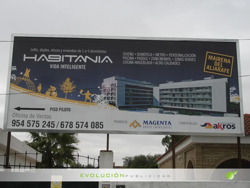 Vallas publicitarias de cualquier medida